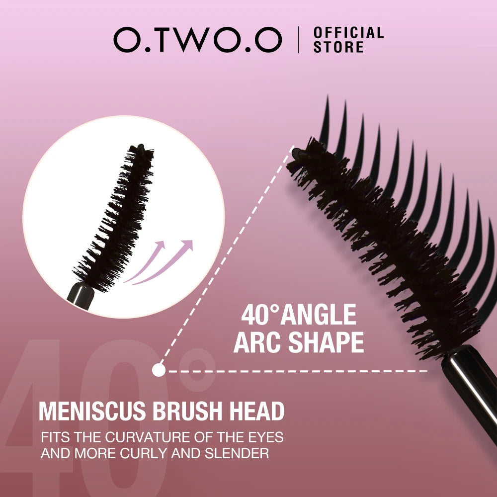 O.TWO.O 3D Silk Fiber Mascara - Waterproof Lengthening & Volumizing