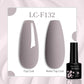 LILYCUTE 7ML Jelly Amber Gel Nail Polish Nail Art Dark Bloom Leopard