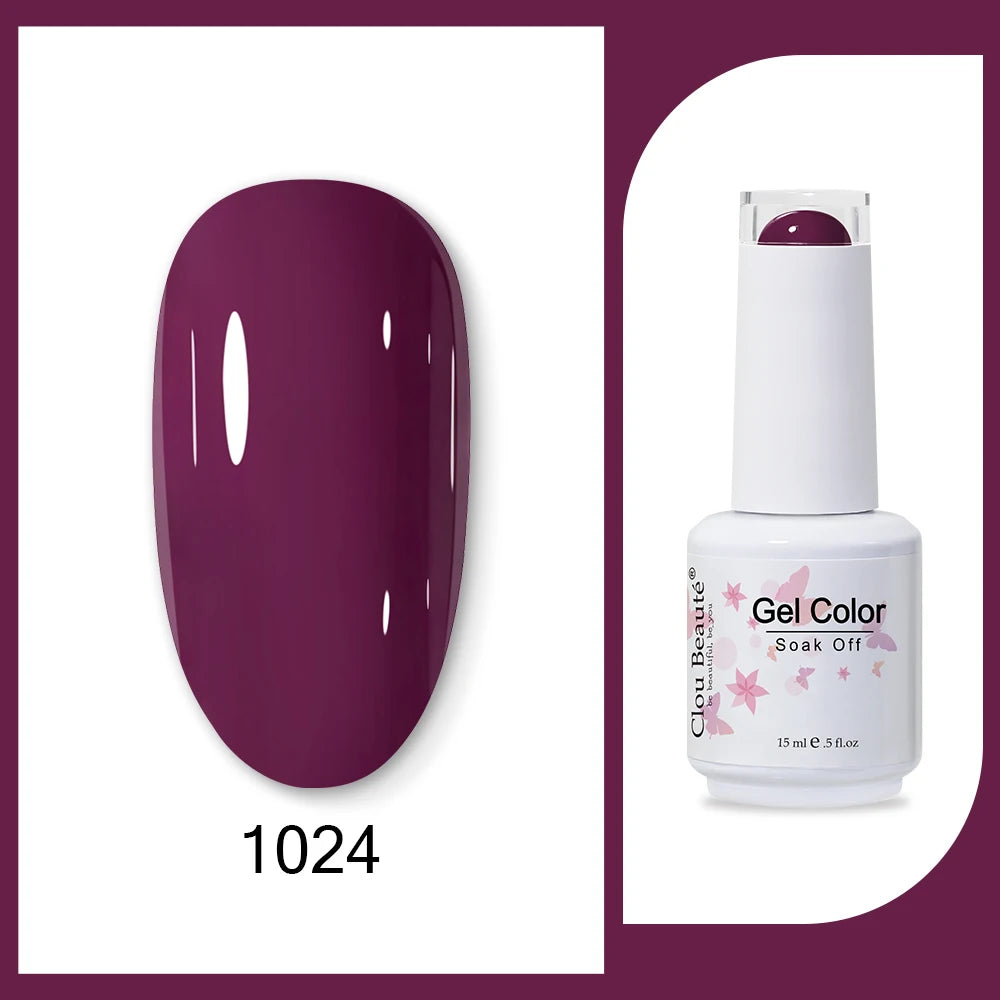 Clou Beaute HEMA & TPO Free Gel Nail Polish - Army Green 15ml