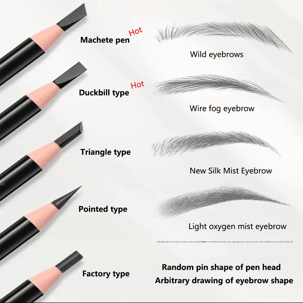 Waterproof Eyebrow Pencil - Long Lasting Brow Lift Feather Pencil