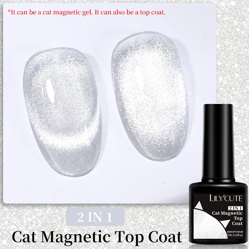 LILYCUTE 9D Cat Eye Magnetic Gel Nail Polish - 7ml