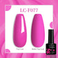 LILYCUTE 7ML Jelly Amber Gel Nail Polish Nail Art Dark Bloom Leopard