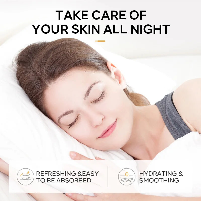 LAIKOU Moisturizing Sleeping Face Mask Set - 7 Piece Collection
