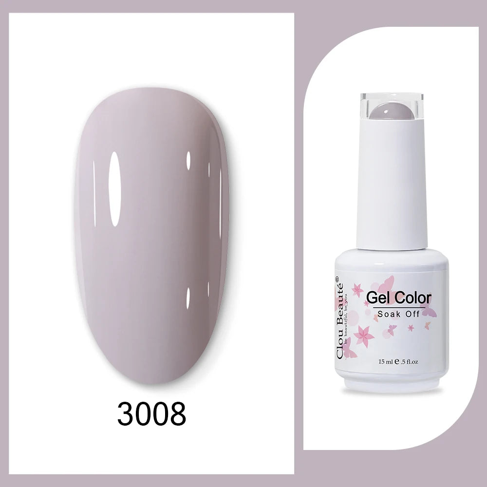 Clou Beaute HEMA & TPO Free Gel Nail Polish - Army Green 15ml
