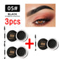Matte Brown Black Eyebrow Cream - 3D Natural Tint Waterproof Gel Wax