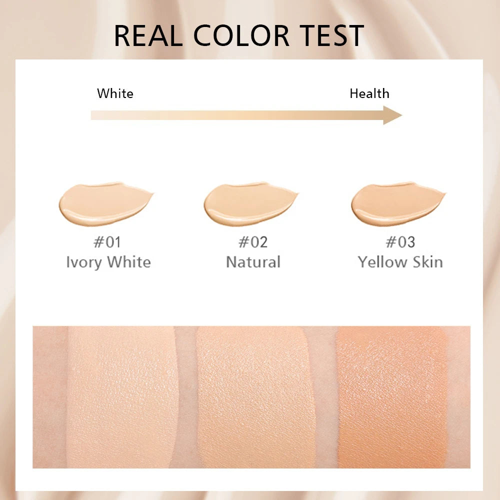 Liquid Foundation - Natural Coverage Transparent Conceals Blemishes