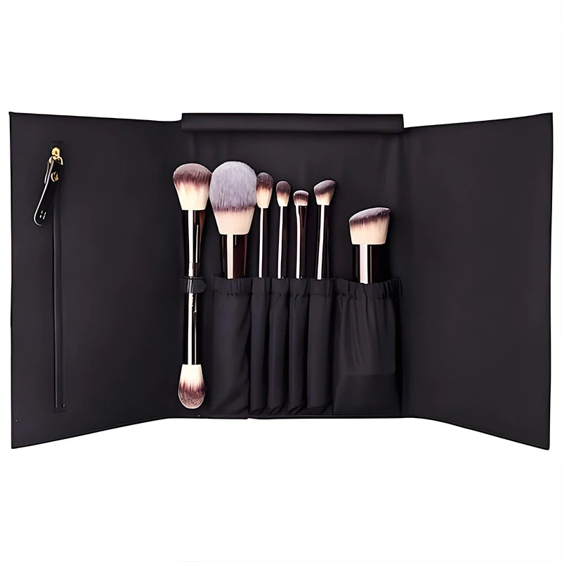 Hourglass Vegan Travel Brush Set - 7-Piece Professional Makeup Brush Collection