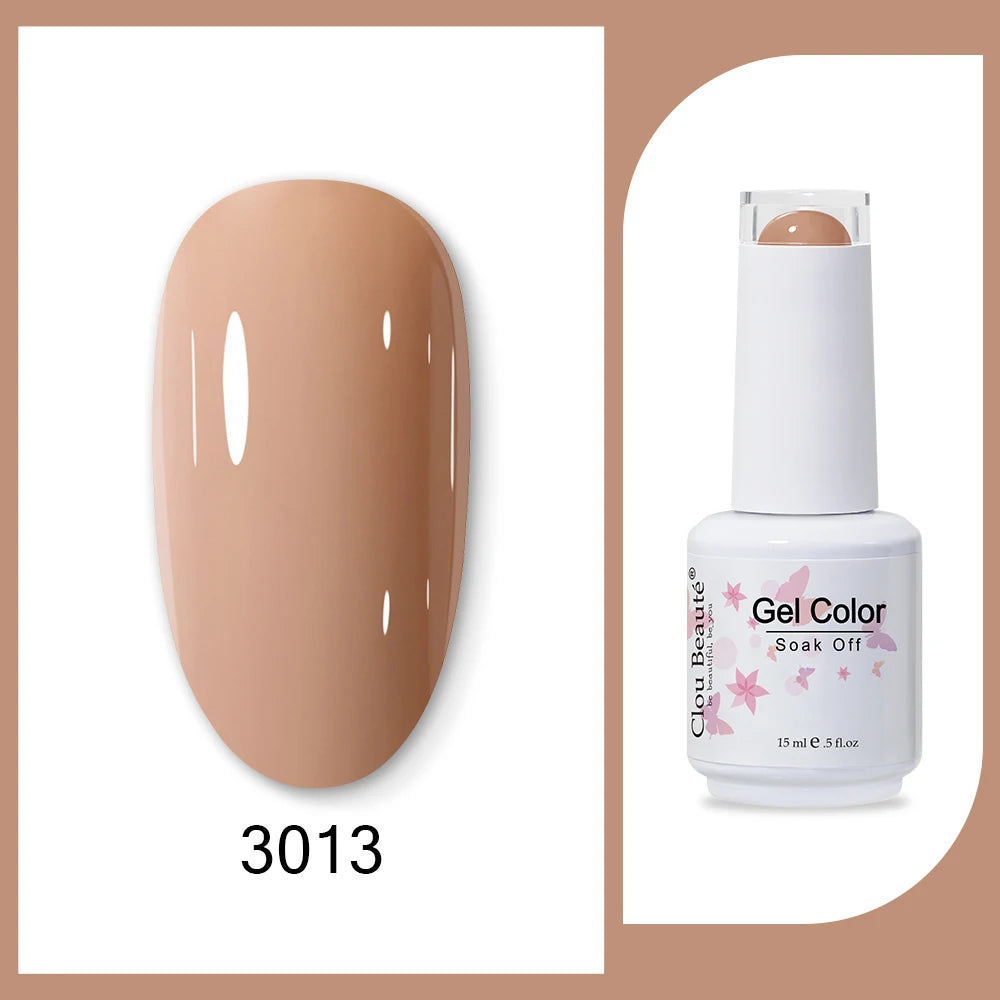 Clou Beaute HEMA & TPO Free Gel Nail Polish - Army Green 15ml