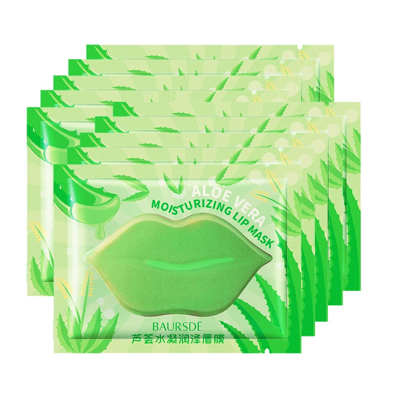 Collagen Nourishing Lip Mask - Moisturizing Fruit Essence Anti-Wrinkle Lip Treatment Patches (5/10 Pack)