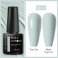 MEET ACROSS Wine Red Gel Nail Polish - 7ml Long-Lasting French Manicure