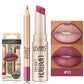 USHAS 12-Color Matte Lip Liner & Lipstick Set - Long-Lasting Nude & Red Shades