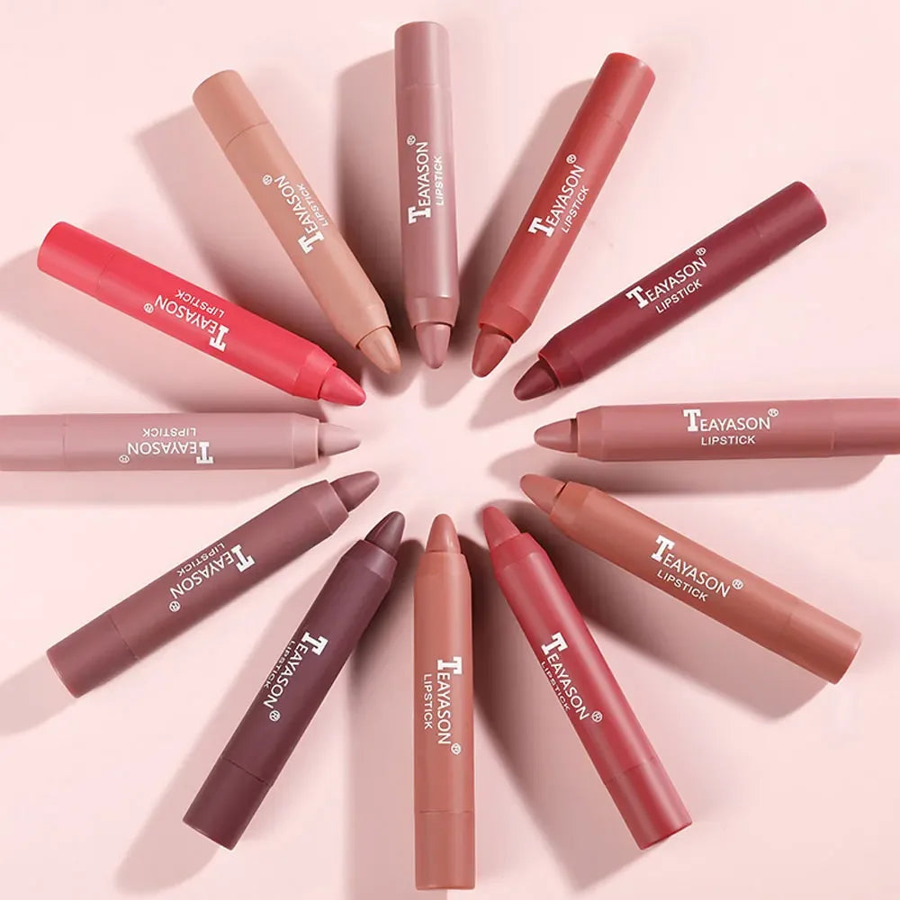 Velvet Matte Lipstick - Waterproof Long-Lasting Lip Liner Pencil