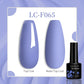 LILYCUTE 7ML Jelly Amber Gel Nail Polish Nail Art Dark Bloom Leopard