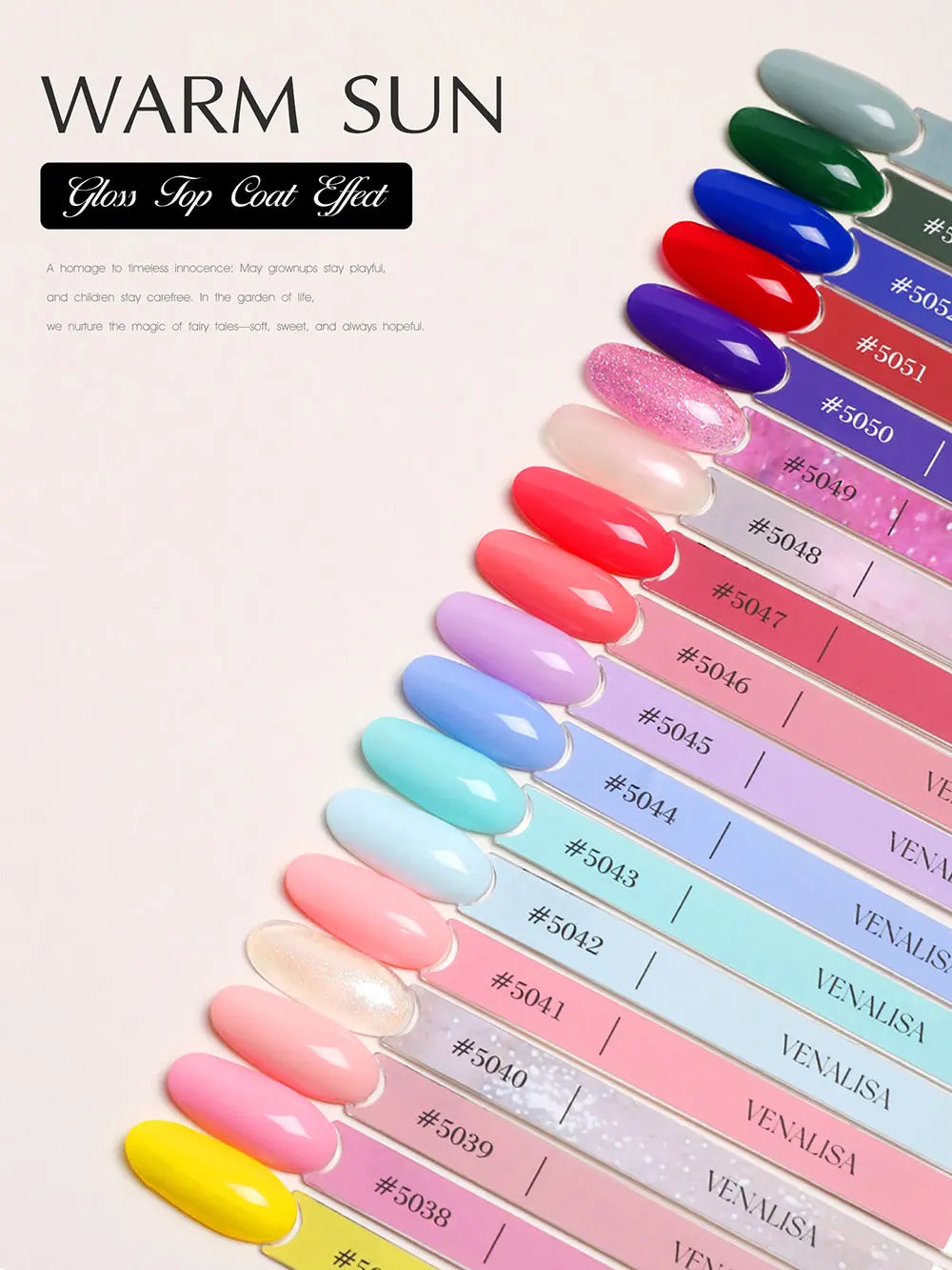 VENALISA V6 Gel Nail Polish - HEMA & TPO Free, Long-Lasting UV/LED Gel, 10ml