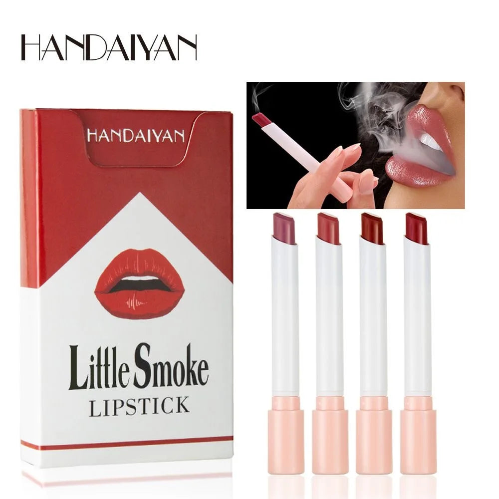 Long-Lasting Matte Lipstick Set - 4 Waterproof Lip Colors