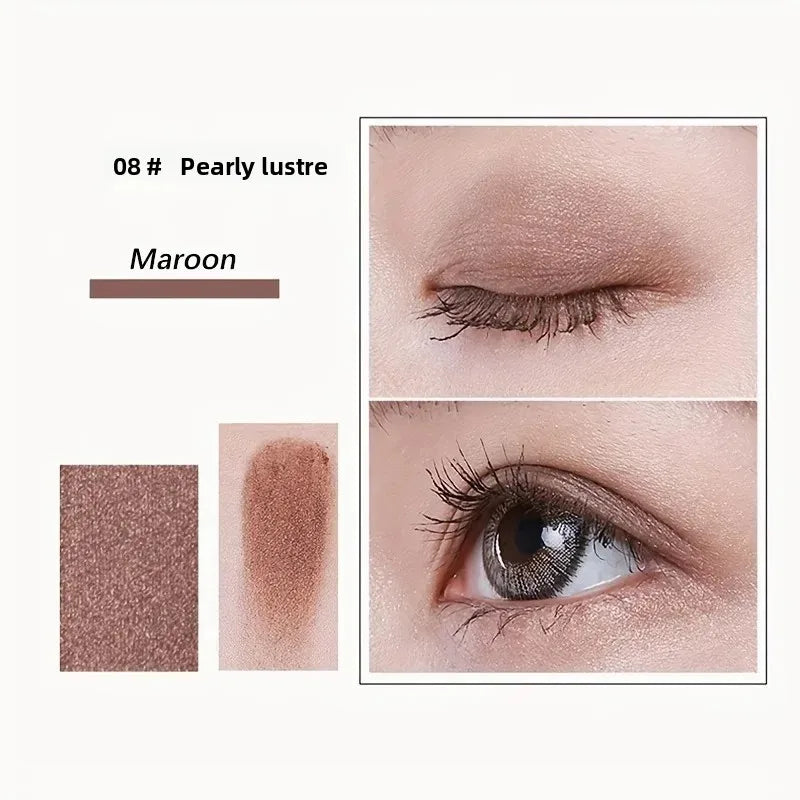 Curated Radiance Professional 12-Color Eyeshadow Palette - Natural Shimmer & Matte Nudes Collection