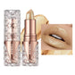 XMSJ Quicksand Gold Glitter Lipstick - Moisturizing Long-Lasting Waterproof Lip Color 3.8g