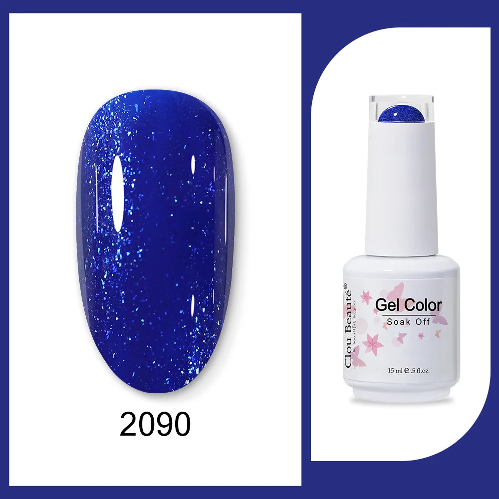 Clou Beaute HEMA & TPO Free Gel Nail Polish - Army Green 15ml