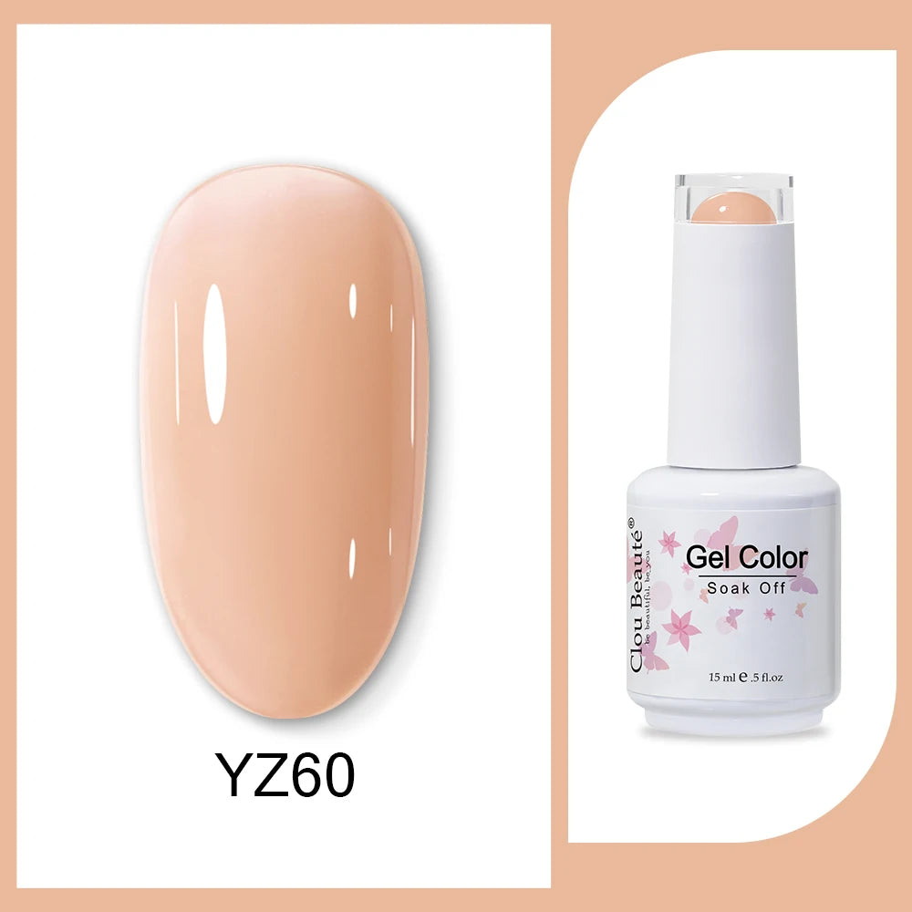 Clou Beaute HEMA & TPO Free Gel Nail Polish - Army Green 15ml