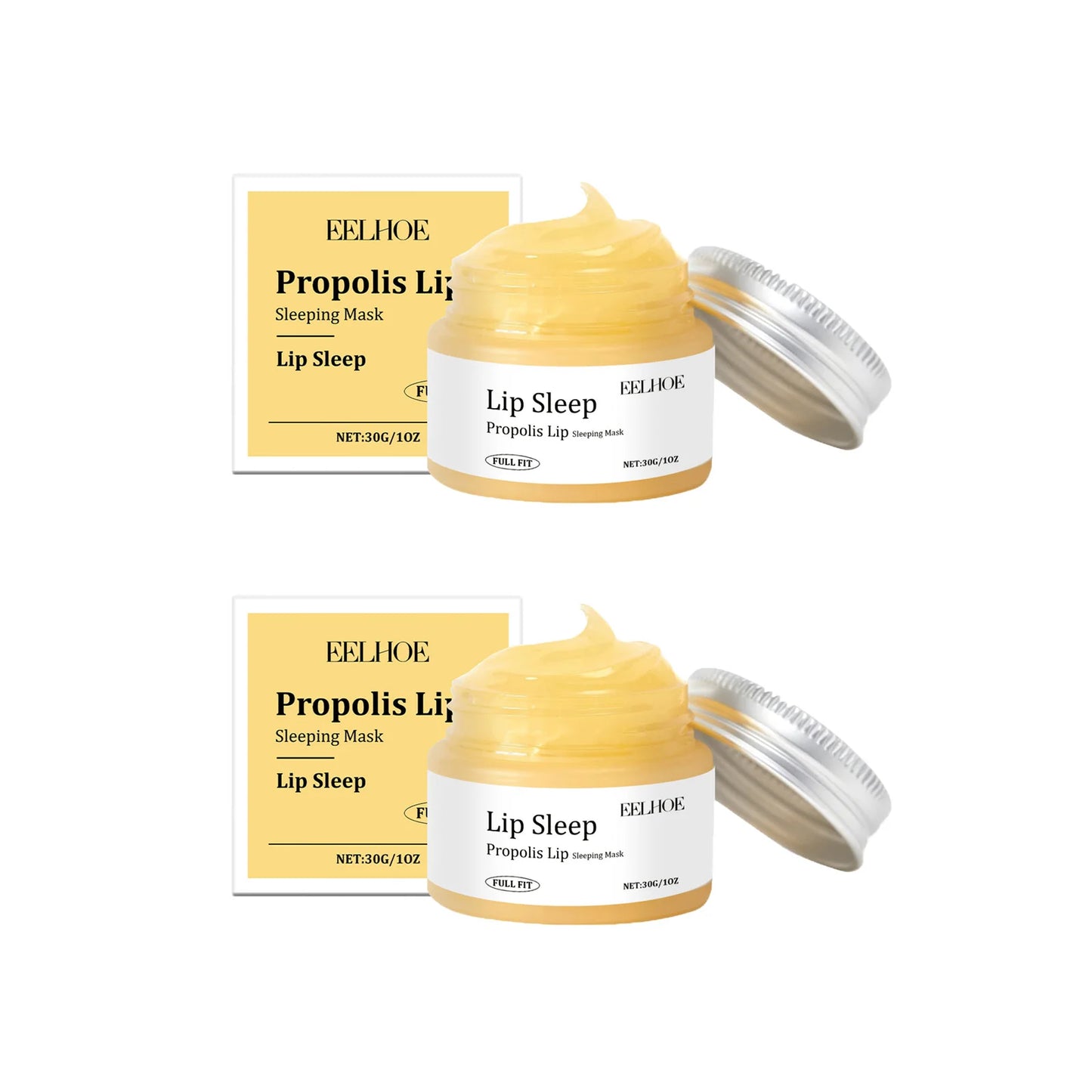Propolis Lip Sleeping Mask - Overnight Treatment for Dry & Chapped Lips