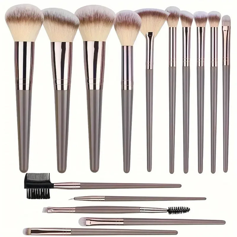 Professional Makeup Brush Set - 3-20 Pieces Premium Soft Goat Hair &