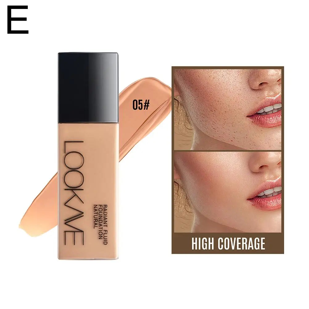 Liquid Foundation - Long Lasting Full Coverage Natural Matte