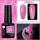 UR SUGAR Reflective Glitter Gel Polish - 7.5ml Pink Sequins Nail Art