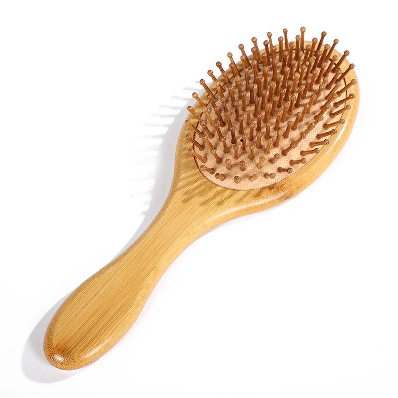 New Sdottor Wooden Bamboo Hair Brush Air Massage Comb Anti-static Scalp Combs