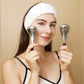 Ice Globes Facial Skin Care Tool for Face and Eyes Stainless Steel Beauty Cryo Sticks for Women Cooling Spa Globes Cold Roller