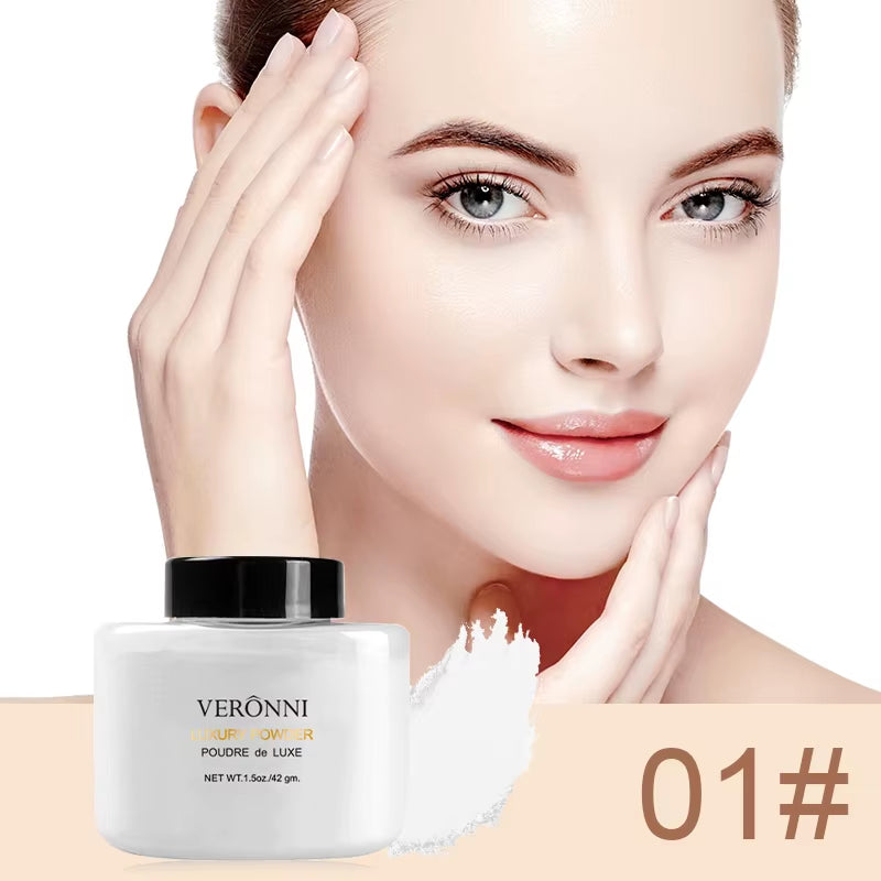 Banana Shaped Loose Powder Can Reduce Pores and Fine Lines, with a Long-Lasting Matte Effect and Natural Facial Makeup Powder