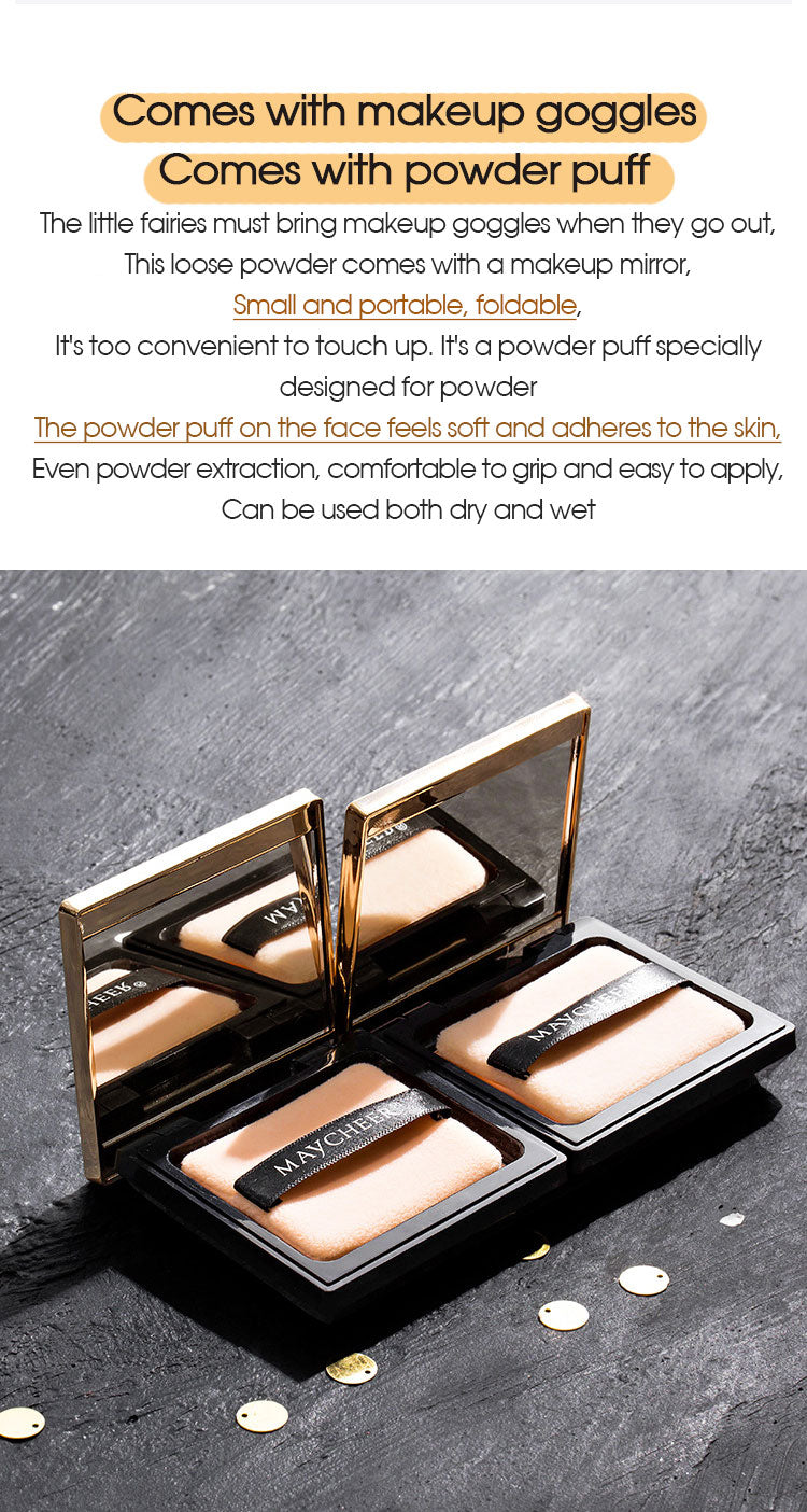 Egyptian Style Relief Setting Powder | Long-Lasting Oil Control & Skin Brightening Concealer