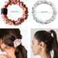 Premium 100% Pure Mulberry Silk Anti-Breakage Traceless Hair Scrunchie Tie for Women