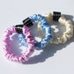 Premium 100% Pure Mulberry Silk Anti-Breakage Traceless Hair Scrunchie Tie for Women