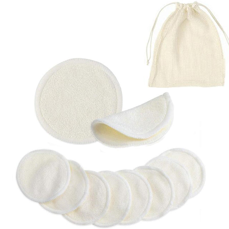 Eco-Luxe Reusable Bamboo Microfiber Makeup Remover Cleansing Rounds 12-Piece Set