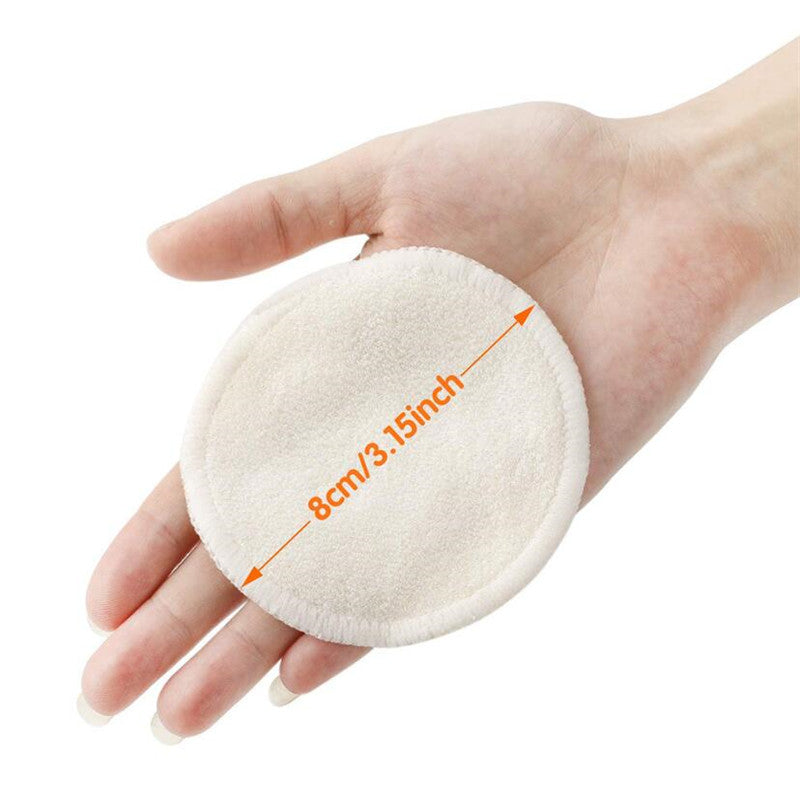Eco-Luxe Reusable Bamboo Microfiber Makeup Remover Cleansing Rounds 12-Piece Set