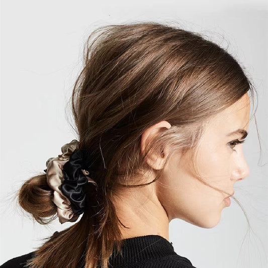 Silk Anti-Breakage Traceless Skinny Hair Scrunchies
